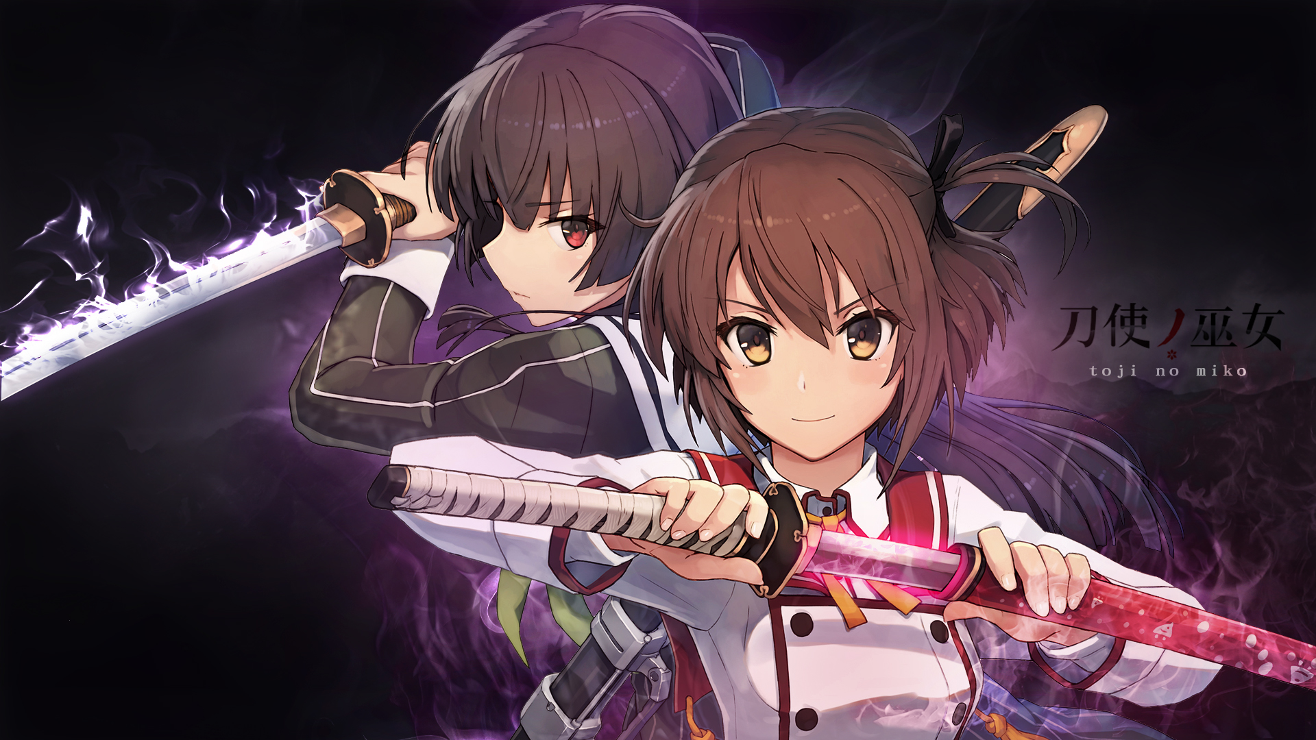 toji no miko anime wallpaper by eriri94