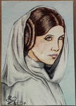 Carrie Fisher - Princess Leia by ParadoxSketchbook