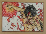 Portgas D. Ace - ACEO by ParadoxSketchbook