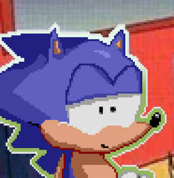 Sonic 1 Style Funny Looking Sonic