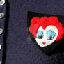 Queen of Hearts Brooch