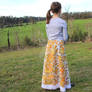 Vintage Maxi Skirt Size 8/10