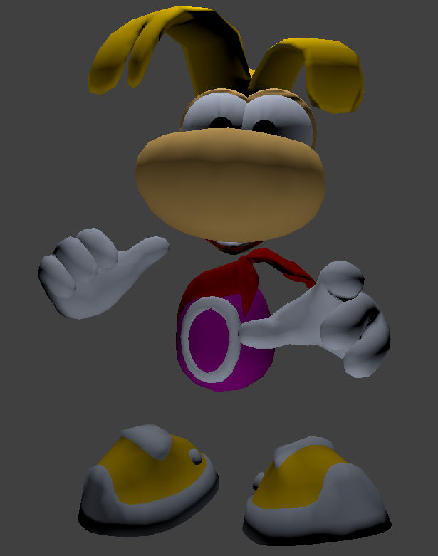 Rayman 3D model Pose by boomnnuke on DeviantArt