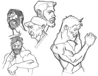 Boxing sketches 