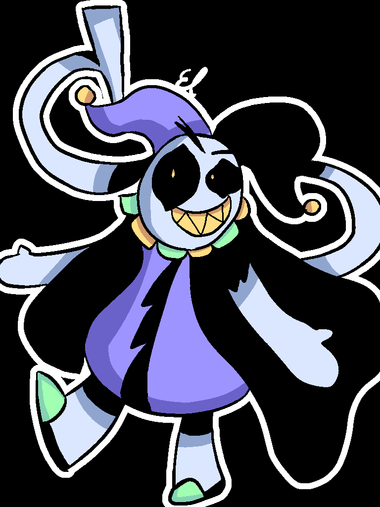 Jevil Drawing by Draws-And-Stuff on DeviantArt