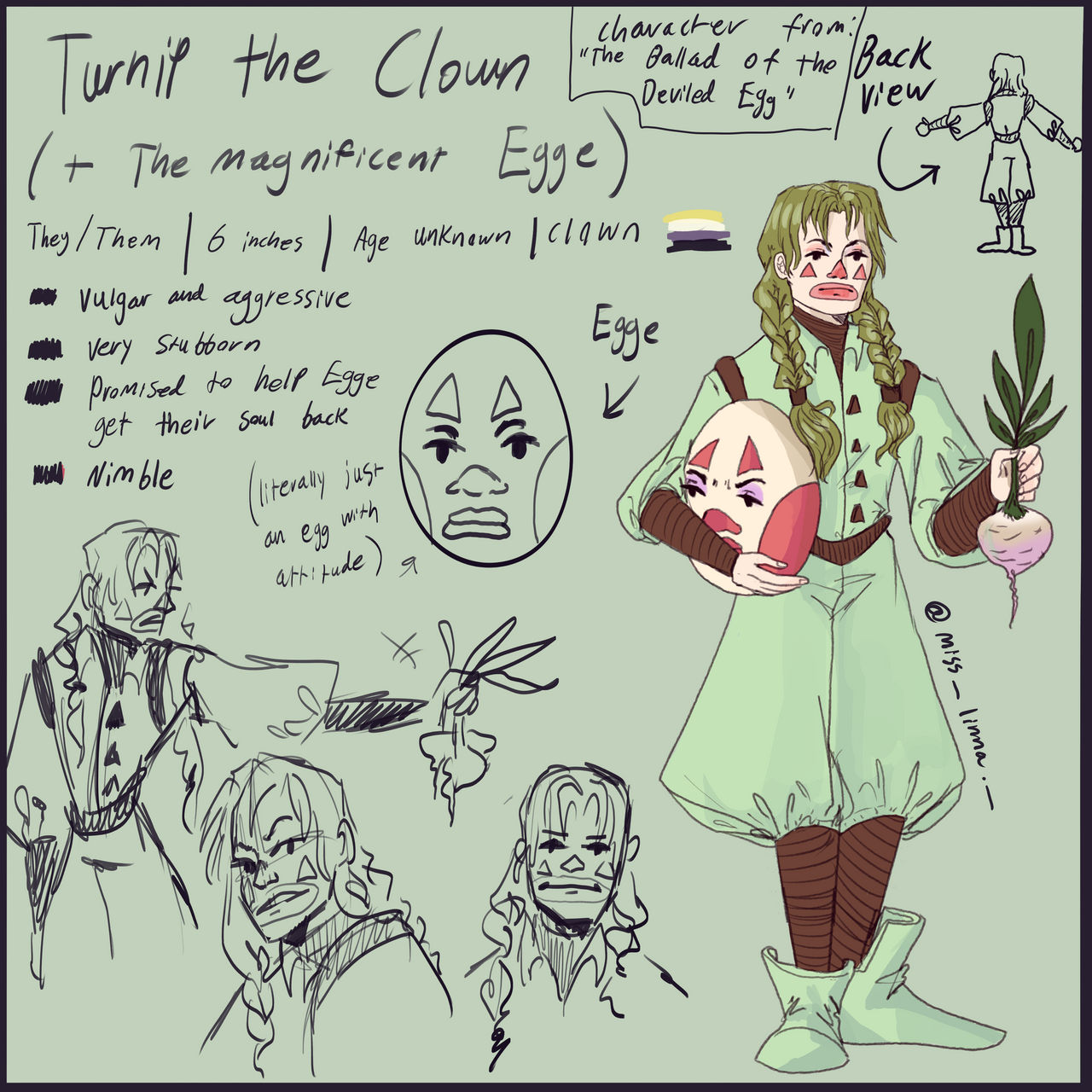 Turnip The Clown by Miss-Linna on DeviantArt