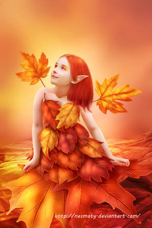 Autumn Fairy by Nesmaty