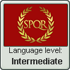 Latin language level INTERMEDIATE