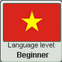 Vietnamese language level BEGINNER