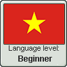 Vietnamese language level BEGINNER
