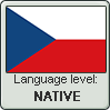 Czech language level NATIVE by TheFlagandAnthemGuy