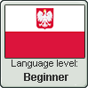 Polish language level BEGINNER