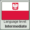 Polish language level INTERMEDIATE