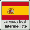 Spanish language level INTERMEDIATE