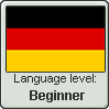 German language level BEGINNER