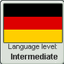 German language level INTERMEDIATE