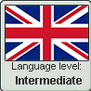 British English language level INTERMEDIATE