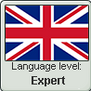 British English language level EXPERT