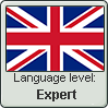British English language level EXPERT