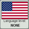 American English language level NONE