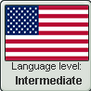 American English language level INTERMEDIATE