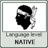 Corsican language level NATIVE by TheFlagandAnthemGuy