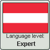 Austrian German language level EXPERT