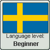 Swedish language level BEGINNER