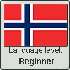 Norwegian language level BEGINNER