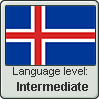 Icelandic language level INTERMEDIATE