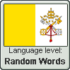 Ecclesiastic Latin language level RANDOM WORDS