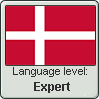 Danish language level EXPERT