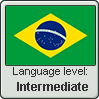 Brazilian Portuguese language level INTERMEDIATE