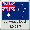 Australian English language level EXPERT by TheFlagandAnthemGuy