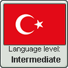 Turkish language level INTERMEDIATE