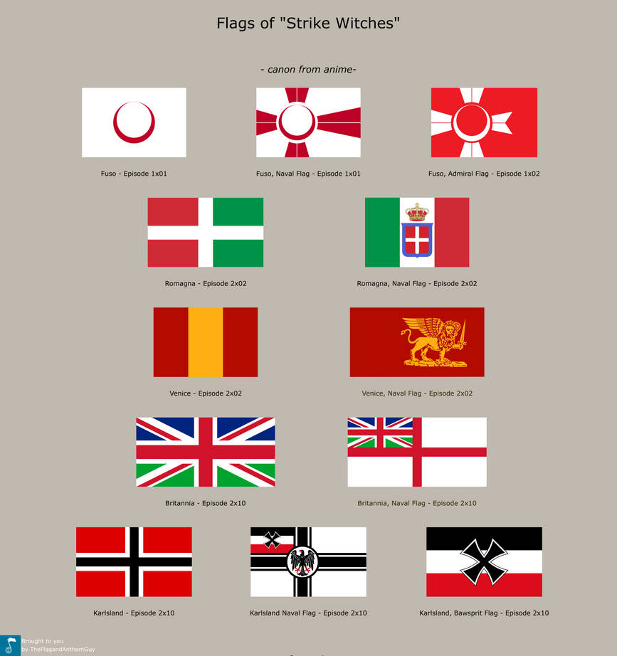 Flags of Strike Witches by TheFlagandAnthemGuy on DeviantArt