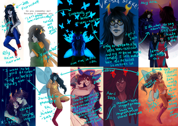 2 years of vriska (improvement meme)