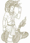 Zonos as Asian Lord of Naga by DeZarin