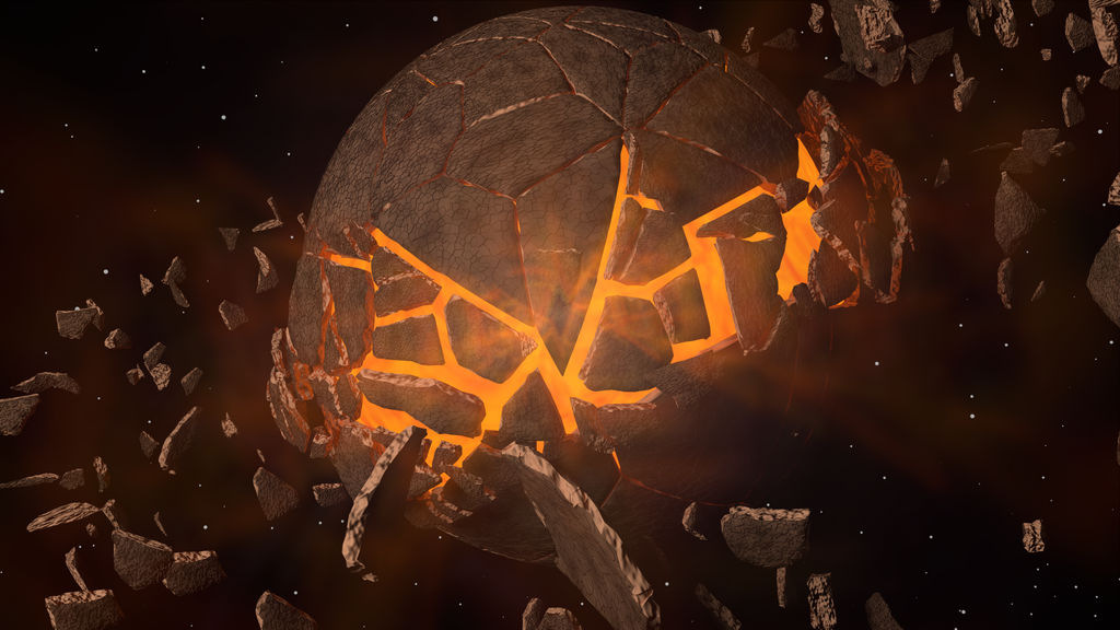 Exploding planet by rabbitman141 on DeviantArt