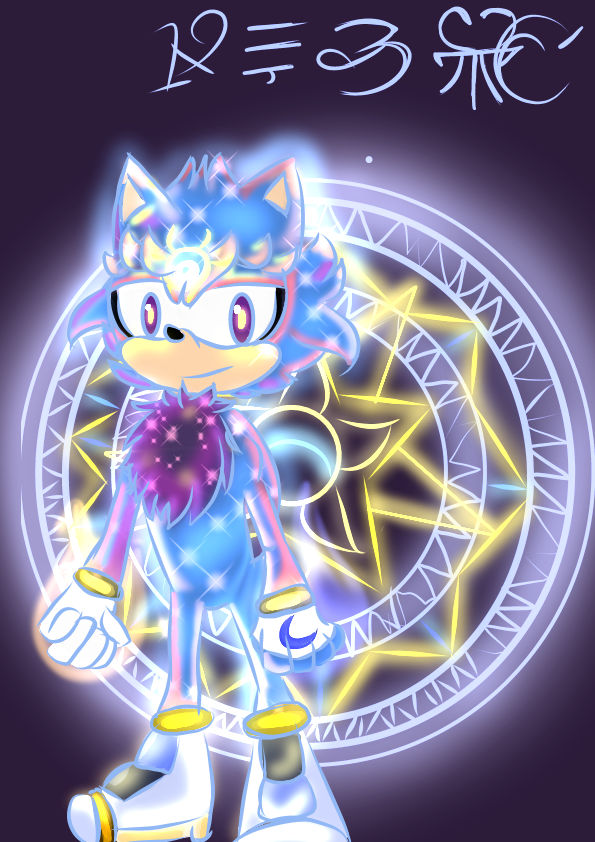 Benji the cosmic hedgehog (super form) by DailynatheRabbit on DeviantArt
