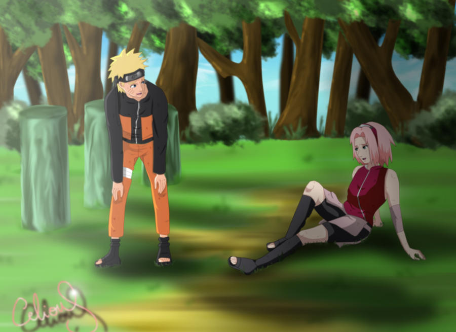 Narusaku: Training ground