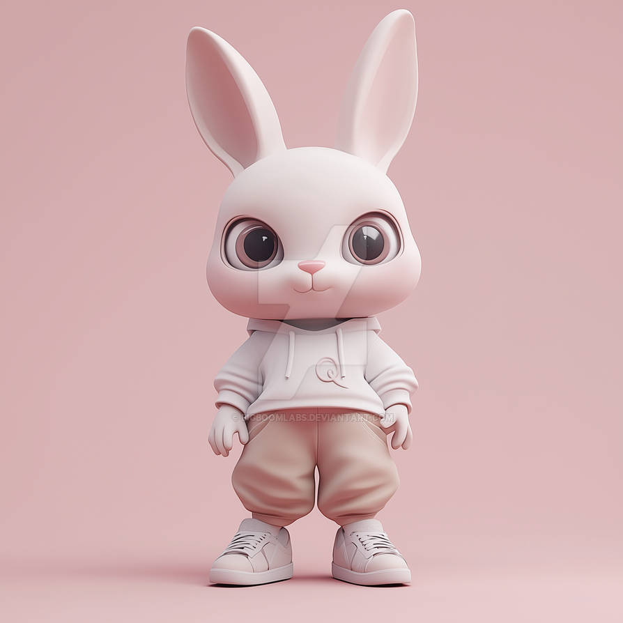 Cute Humanoid Rabbit Custom 3D Model - Humanoid Rabbit by BigBoomLabs on DeviantArt