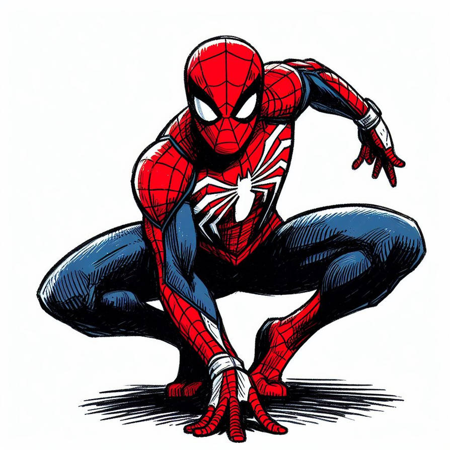 Spider-man-dessin-anime (2) by dessinaii on DeviantArt