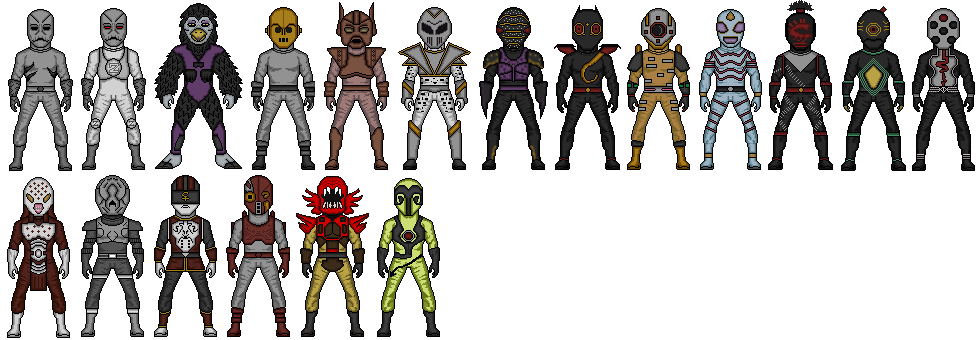 Power Ranger Goons Power Rangers Foot Soldiers by Stuart1001 on DeviantArt