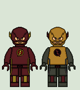 Lego Flash and Reverse Flash