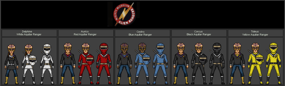 Alien Rangers Deviantart Mighty Morphin Alien Rangers (1996) by Stuart1001 on DeviantArt