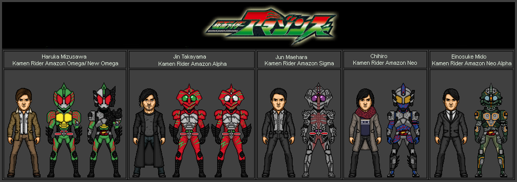 Amazon Rider Model Kamen Rider Amazons (2016) by Stuart1001 on DeviantArt