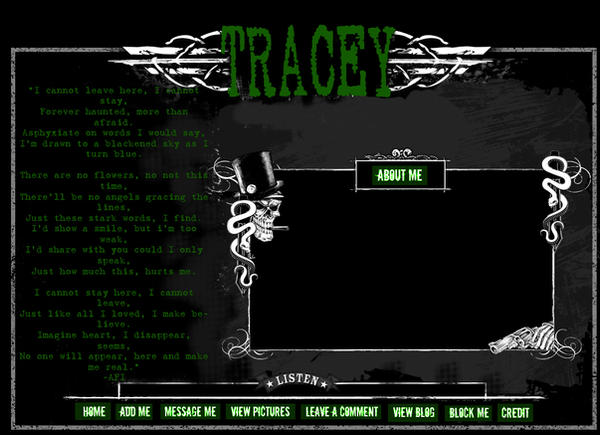 Murderface Ranting Layout layout by Bloodstainednegative on DeviantArt