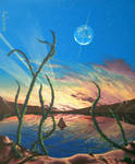 Lunar dawn by Axel-Astro-Art Lunar dawn by Axel-Astro-Art