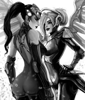 Widowmaker and Mercy